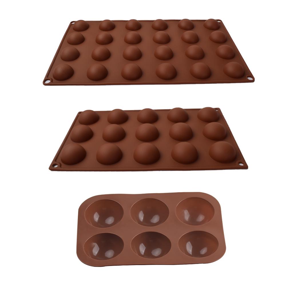Silicone Semicircle Cake, Chocolate, & Pudding Mold