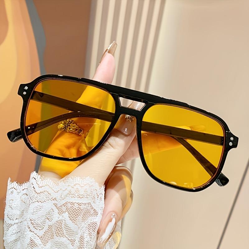 

20 пар модных мужских очков с черными и желтыми тонированными линзами, уличный стиль, аксессуары для вечеринок и мероприятий, прочная конструкция