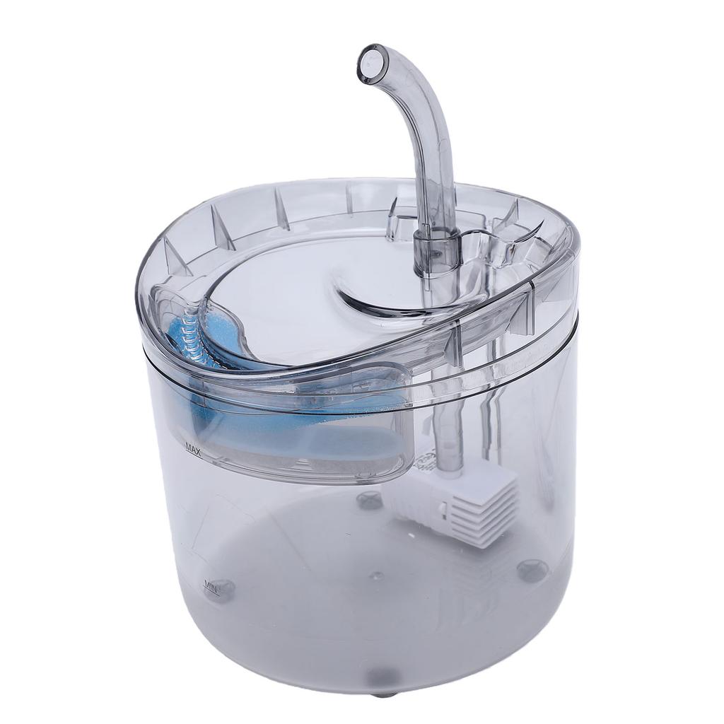 Solar Powered Pet Water Fountain 2L USB Powered Automatic Cat Dog Drinking Fountain for Indoor Outdoor Use