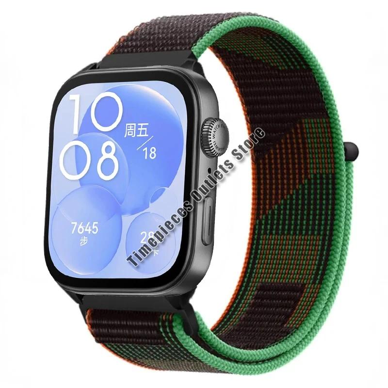 Nylon Loop Strap For Huawei Watch Fit 3 Sport Breathable Replacement Bracelet Wristband For Huawei Watch Fit 3 Belt Accessories