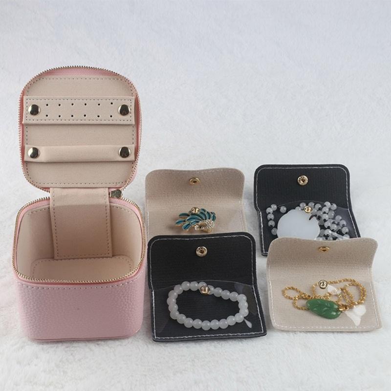 Portable Jewelry Storage Box Elegant Jewelry Organizer Practical Small Jewelry Storage Case Suitable for Travel Use