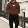 Men's Hawaiian Print Hooded Sweatshirt Casual Pullover