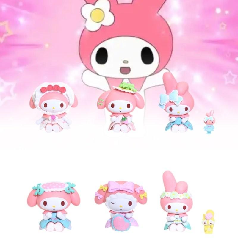 6pcs Maid Uniform Melody Pvc Toy Model Desktop Decoration Child Gift Christmas