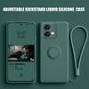 360°Ring Holder Liquid Silicone Phone Case For Motorola Edge 70 Fusion+ 60 Ultra 50 Neo Pro G67 G77 G86 Power G56 G66J/Y Cover