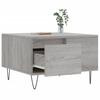 Coffee Table Gray Sonoma 55x55x36.5 Cm Particleboard