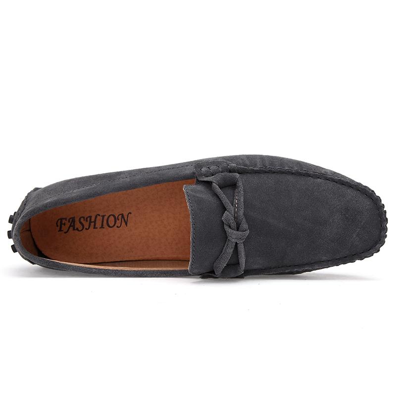 2024 Luxury Penny Loafers Men Casual Shoes Fashion Suede Leather Men Shoes Man Moccasins Slip On Men's Flats Male Driving Shoes