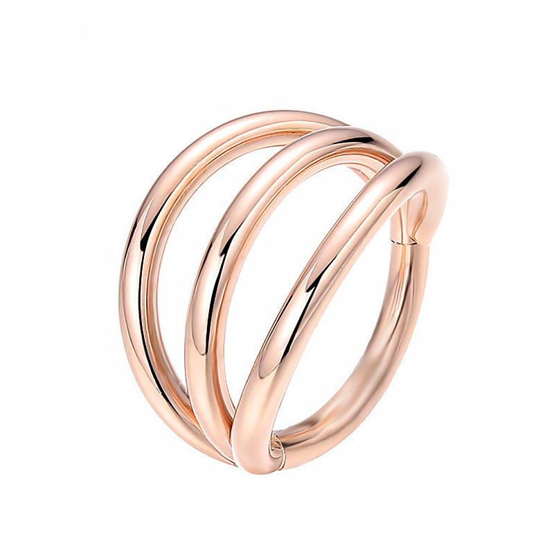 Acciaio chirurgico 316L Segmento Trago Elica Cartilagine Orecchino Anello Naso Setto Clicker Conch Tre Strati Narice Piercing Gioielli