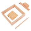 Early Educational Sand Writing Tray For Children To Practice Letters And Numbers Includes Wood Pen For Creative Fun Play