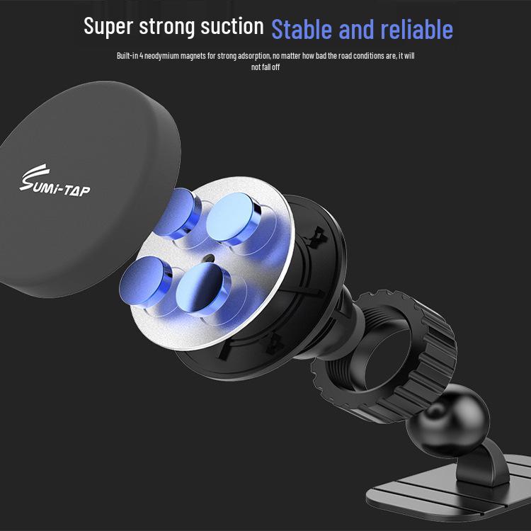 Sumitap Magnetic Car Phone Holder - Multi-Function Adhesive Navigation Stand