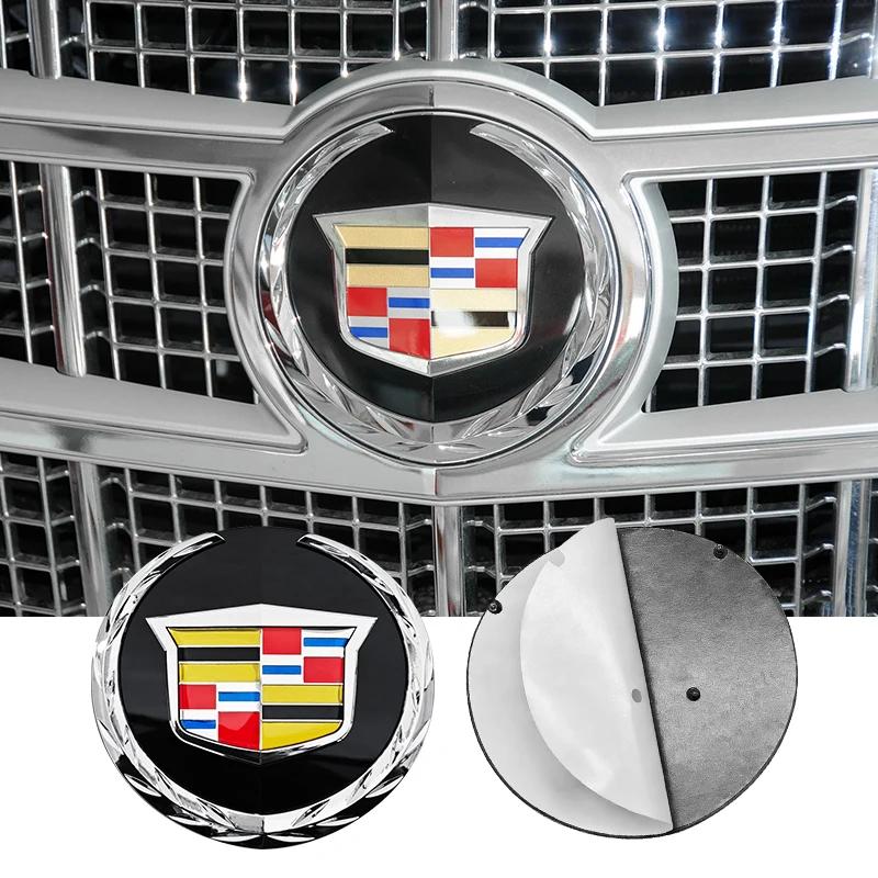 14.2CM for Cadillac Escalade 2007 2008 2009 2010 2011 2012 2013 2014 Car Front Grille Center Emblem Badge Sticker Accessories
