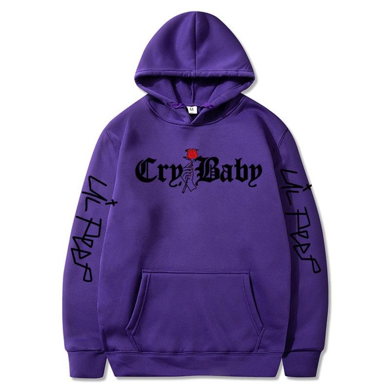 Men Hoodies 2021 Lil.Peep Rose Cry Baby Hoodie