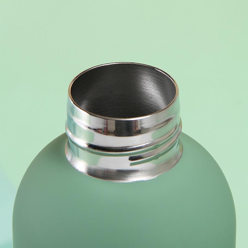 Water Bottle 500ml Stainless Steel Insulated Flask Transparent Custom BPA Free Leakproof Private Label