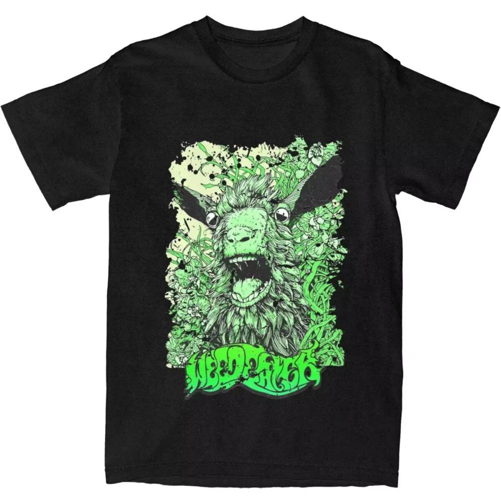 

Men Women Weedeater Band T Shirt Apparel Stoner Metal Cotton T-shirt Clothes Vintage Tees All Seasons M