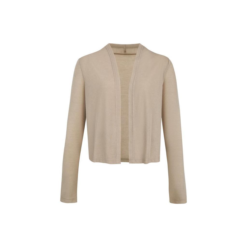Versatile Thin Long Sleeve Sun Protection Cardigan – Available in Apricot, White, Khaki, Black, Purple, and Gray