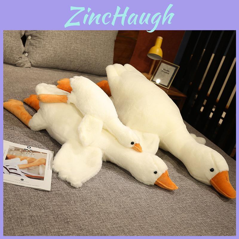 Magnificent White Goose Plush Sleeping Toy Soft Cushion Gift