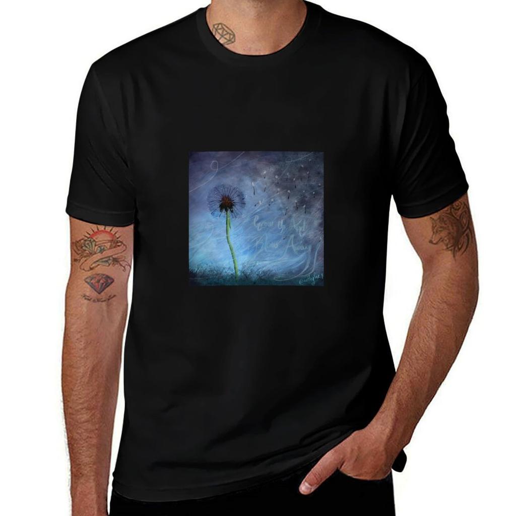 Grow Up And Blow Away Tshirt Stylish Print Short Sleeve Tee