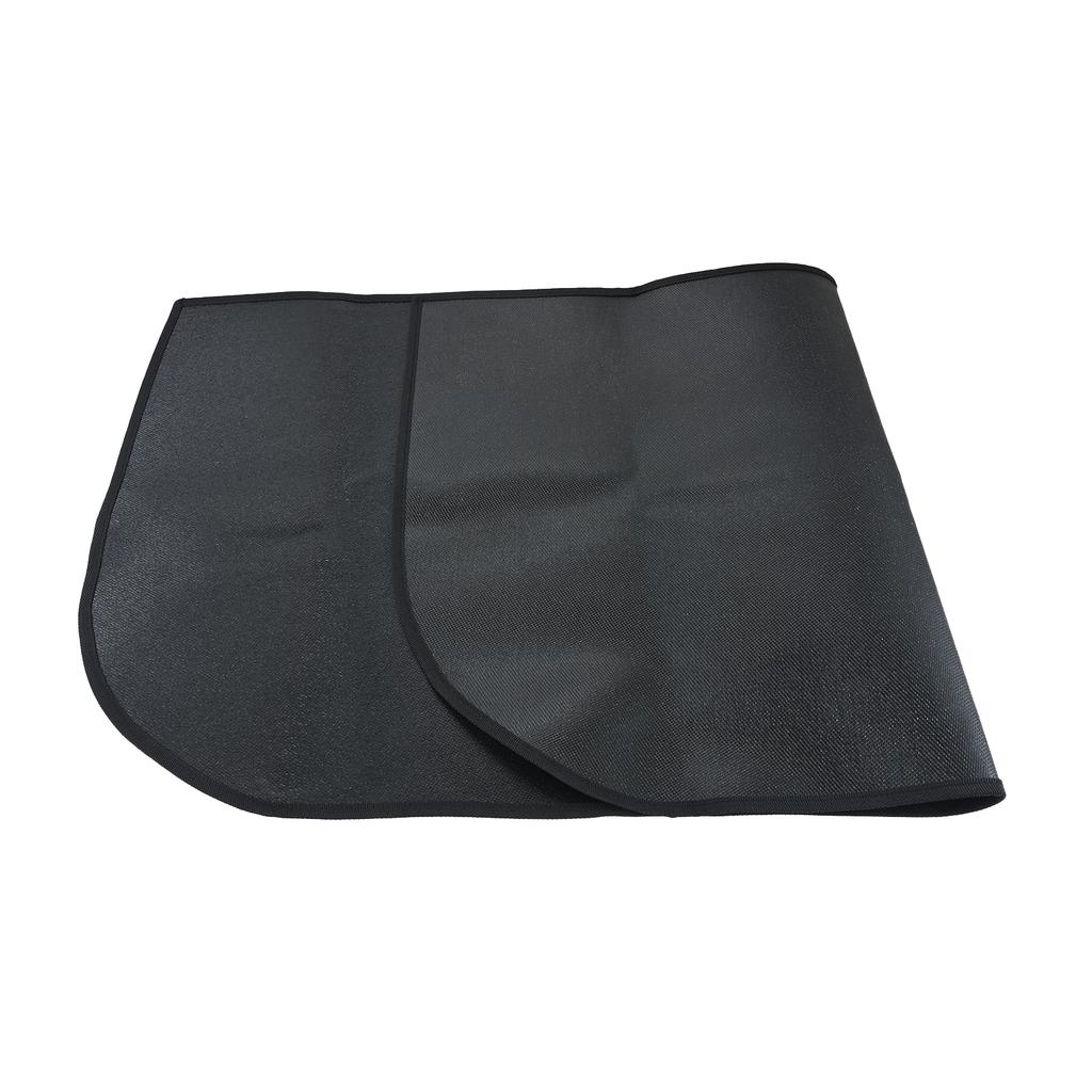Semi-circular Fireplace Fireproof Mat Wood Stove Fiberglass Carpet Protection Silicone Flame-Retardant Insulation Pad 100/80cm