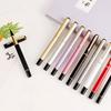 Portable Metal Calligraphy Pen: Fine and Soft Brush for Small and Regular Script, Ideal for Sutra Copying and Logo Design.
