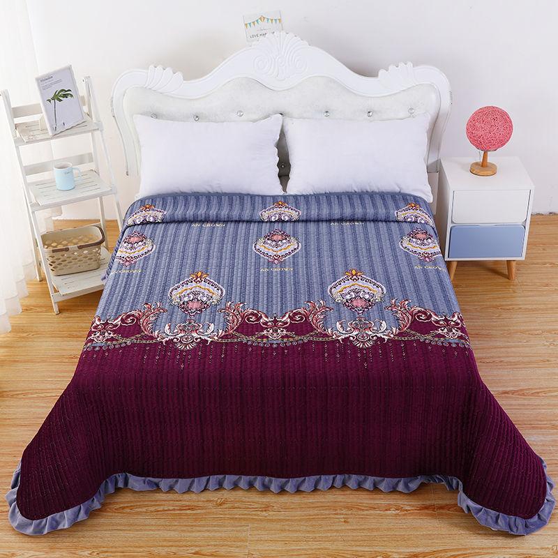 

Нескользящее толстое одеяло, бархатное двустороннее флисовое одеяло Twin Queen King Size Queen