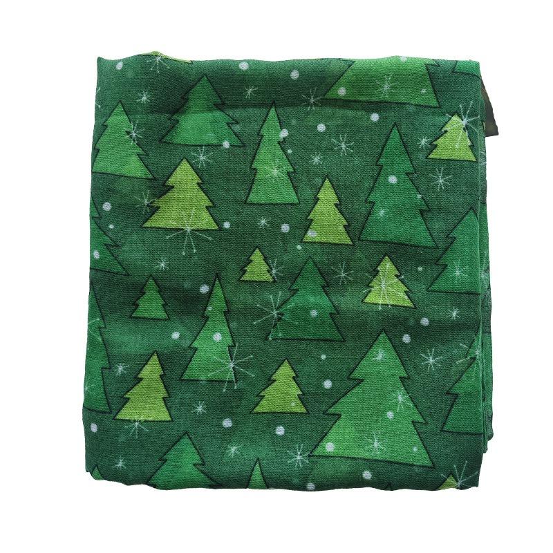 New Christmas Scarf Green Christmas Tree Flower Bali Yarn Long Scarf Fashion Versatile Scarf Long Shawl