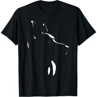German Shepherd Silhouette Graphic For Men Women T-Shirt