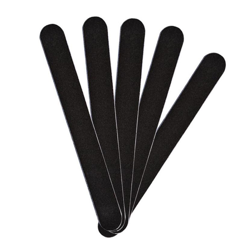 5pcs/lot Washable Nail File Nail Art Sanding Sandpaper Grit Buffing Curved Professional Manicure Files