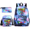 Garten Of Banban Klasse Garten Spiel Schüler Schultasche Schulter Federtasche Dreiteiliges Set Doppelschulter Rucksack