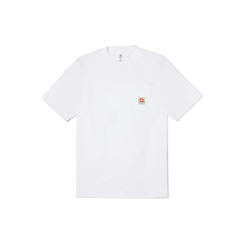 Converse Pocket T-Shirt Asia Sizing  White  Men s 10022931-A02 XL