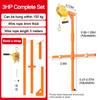 Air Conditioner Suspension Bracket Removal Tool Outdoor Air Conditioner Bracket Hand-Cranked Winch Air Conditioner Lift Crane