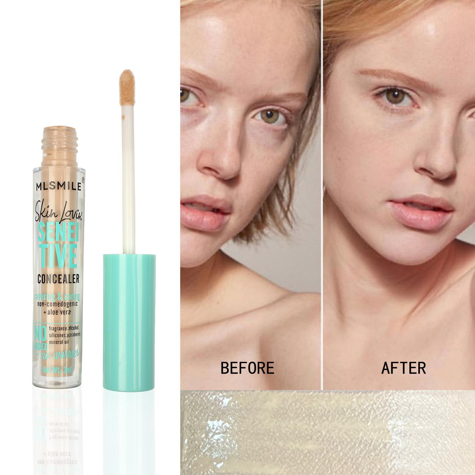 

MLSMILE, 6 цветов, увлажняющий консилер, стойкие следы от прыщей, темные круги жидкой основы, жидкий восстанавливающий крем-консилер для дна 02