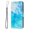 For iPhone Air Stand Case Marble Pattern PU Leather Wallet Phone Cover