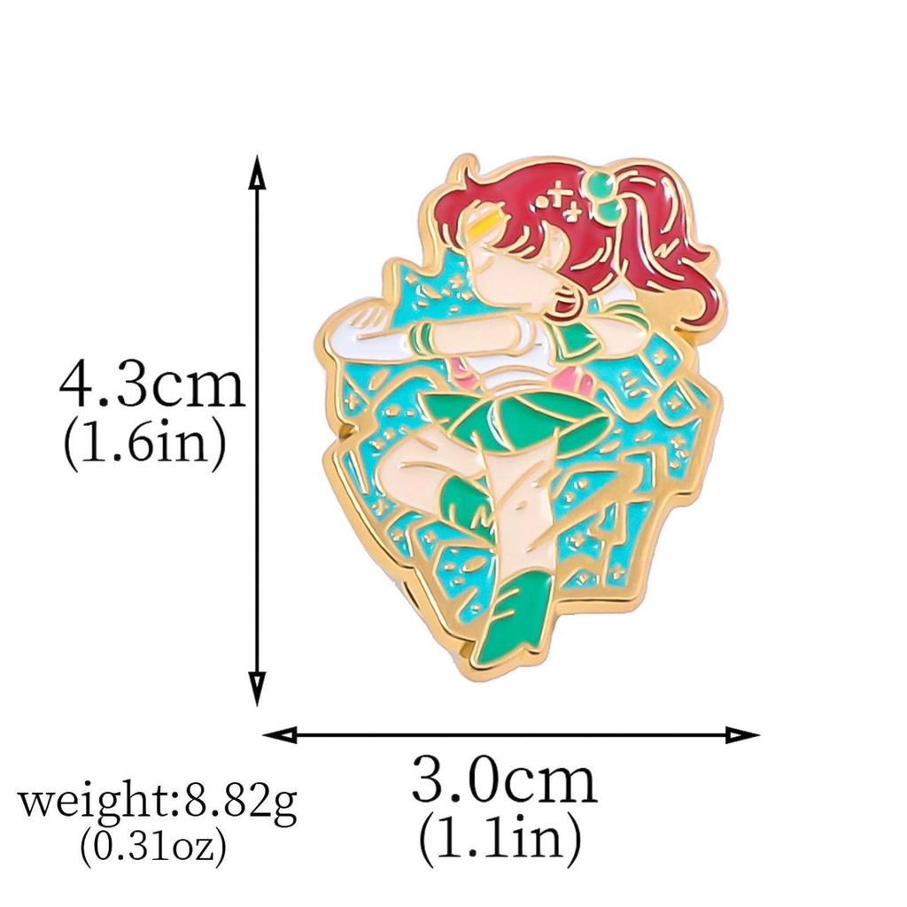 Sailor Moon Usagi Tsukino Magical Transformation Necklace Keychain Anime Pendant