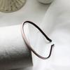 Headband Anti-Slip Plastic Thin Hair Hoop with Curved Design Stable Fit No Pressure Makeup Hair Hoop Hair Accessory