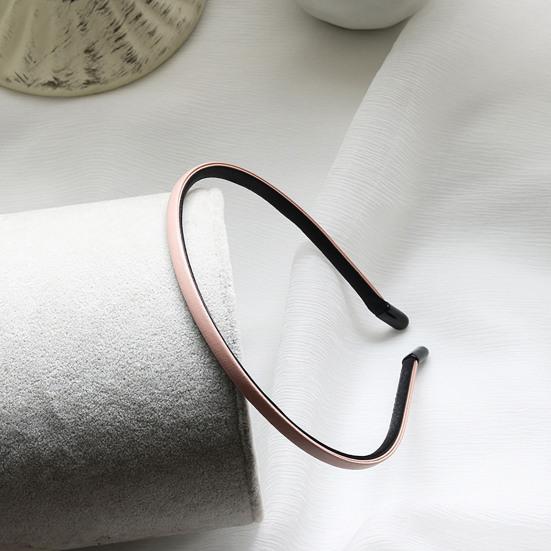 Headband Anti-Slip Plastic Thin Hair Hoop with Curved Design Stable Fit No Pressure Makeup Hair Hoop Hair Accessory