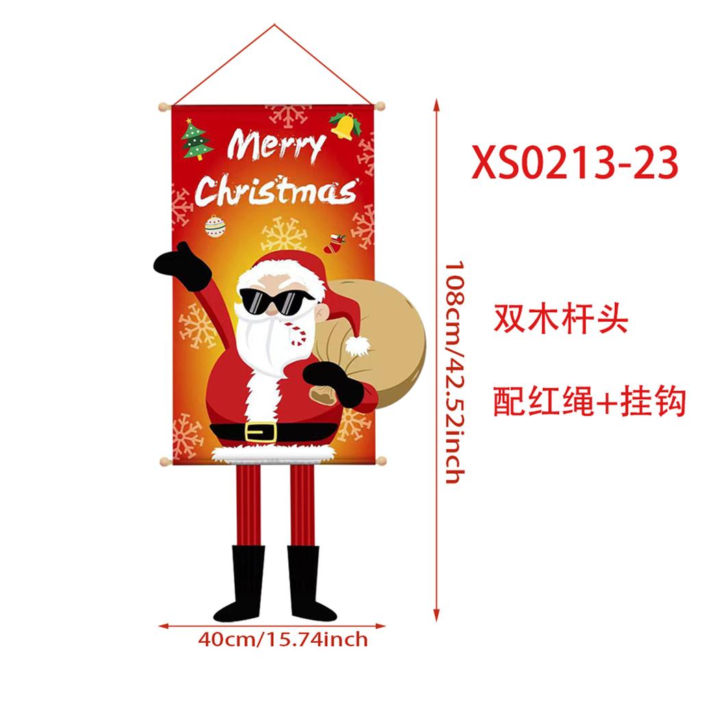 Christmas Hanging Flag Banner Merry Christmas Decor For Home 2025 Xmas Ornament Decor Navidad Kerst Natal Noel NewYear Gift 2025