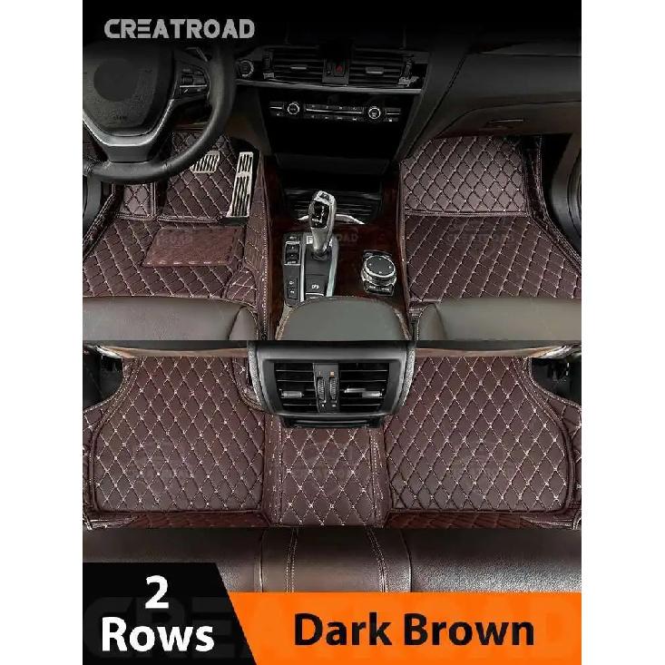 Autofußmatten für Toyota Highlander Hybrid 7 Sitze -2025 Auto-Fußmatten Automobil-Teppichabdeckung Innenzubehör