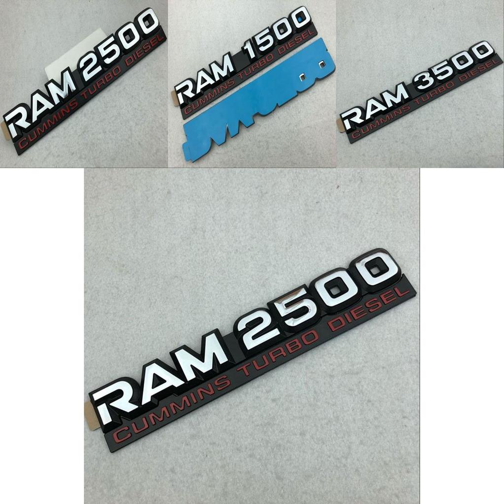 Ram 1500 2500  3500 Heavy Duty Car Tag Ram Truck Refit Sticke Car