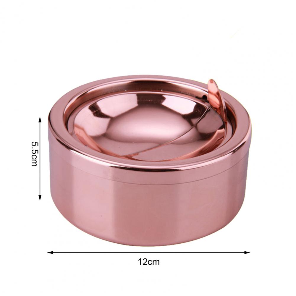 Cigarette Ashtray Metal Ash Tray With Lids Ash Holder Smokeless Ashtray Windproof Cigarette Holder Cigarette Accessories
