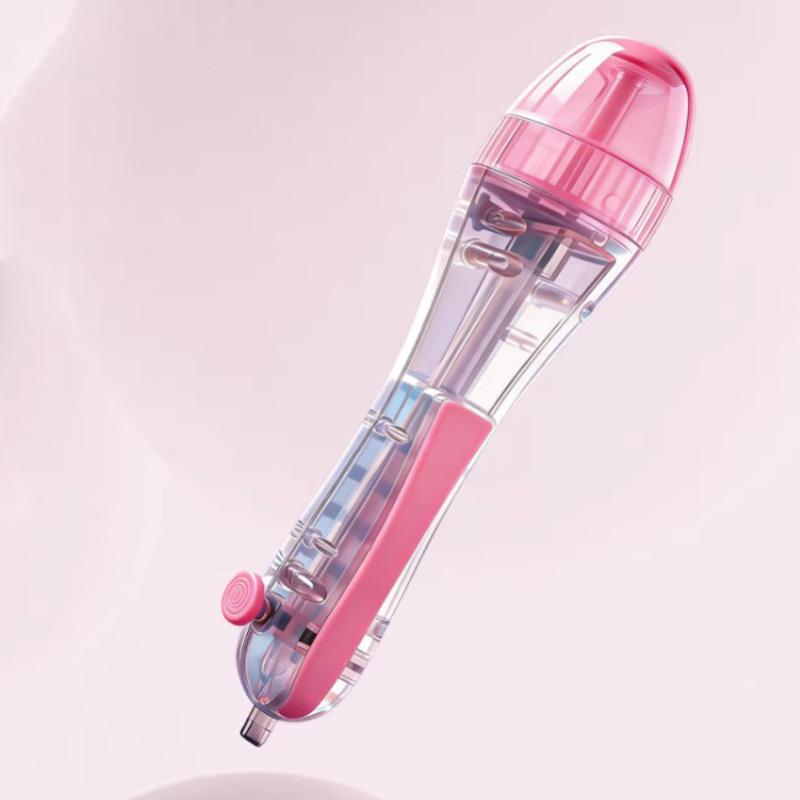 Push Type Rhinestone Art Pen Ergonomic Non Slip Grip Safe Use for Kids DIY Craft Activity Rhinestones Decor