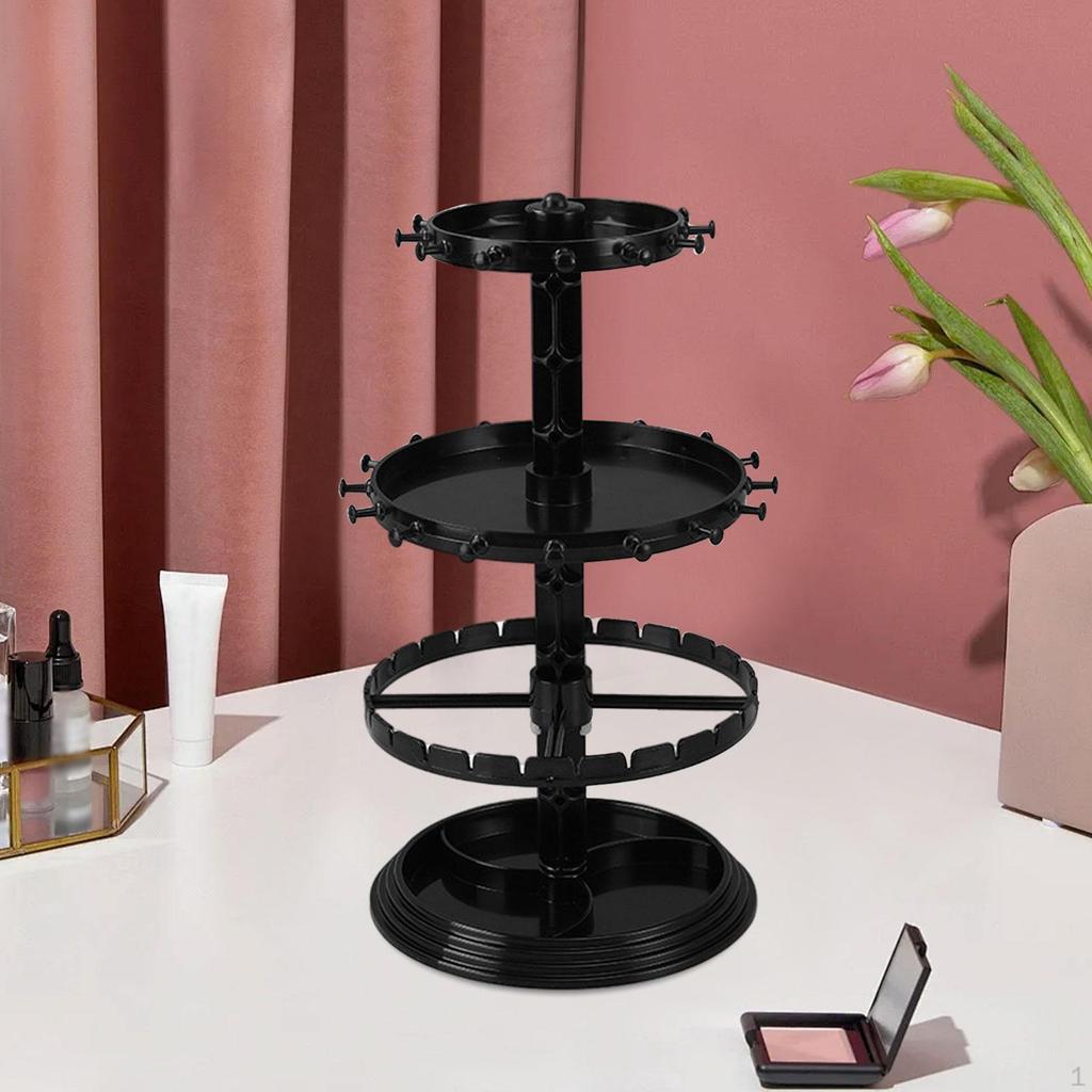 Jewelry Display Stand for Earrings And Necklaces Rotating Organizer Countertop