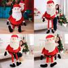 Festive Santa Claus Stuffed Doll 60cm 100cm 150cm Soft Pp Cotton Filling Window Display Decoration