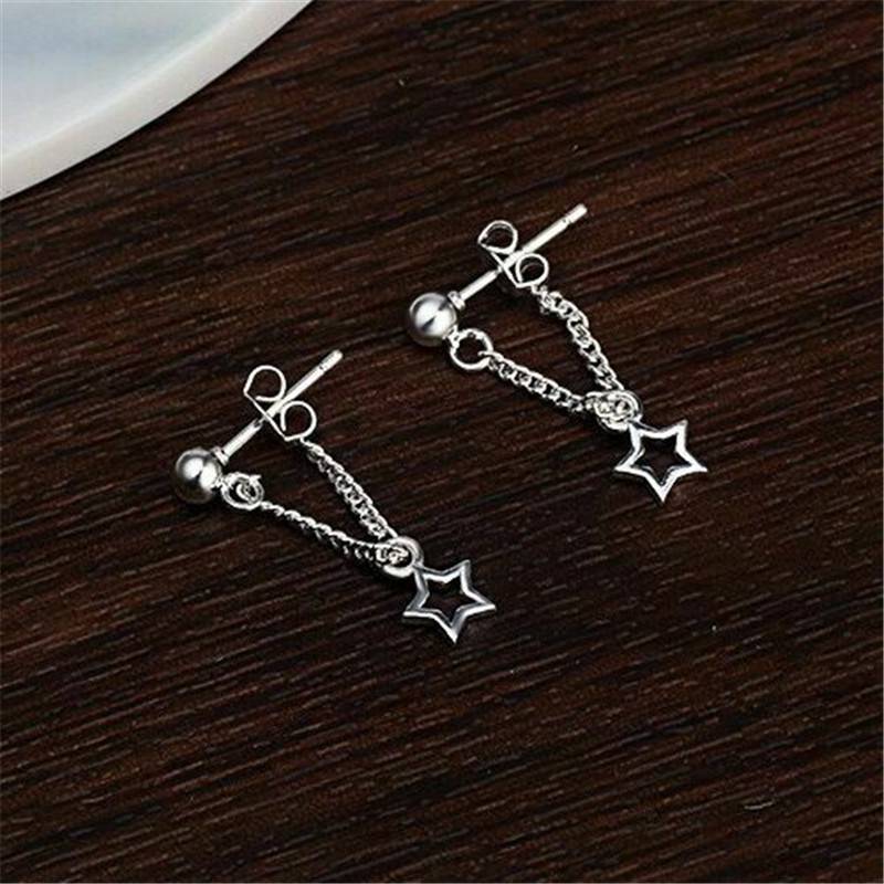 Girls Gift Dangle Drop Stud Stud Jewellery Star Earrings Women Stud Stud Gift