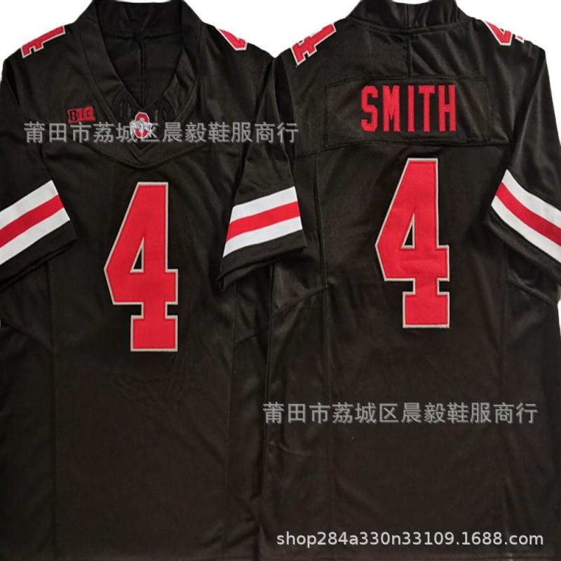 Mens Cotton Rugby Jersey Ohio State Buckeyes Egbuka 2 McCord 6 NCAA Fan Apparel Fall Winter