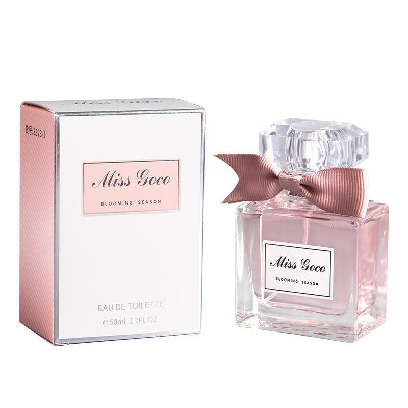 Miss Huayang Sweetheart Ladies Perfume, Lasting Light Fragrance, Fresh Natural Souvenir Perfume, Holiday Gift Perfume 50ml