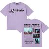 Singer QUEVEDO Buenas Noches 2025 Album Merch  T Shrit Unisex Women Fashion Casual Tees Double Sided Print Short Sleeves Streetwear