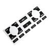 Set de autocolante de schimb pentru butoanele farurilor A4 B6 B7 Radio Clima ESP
