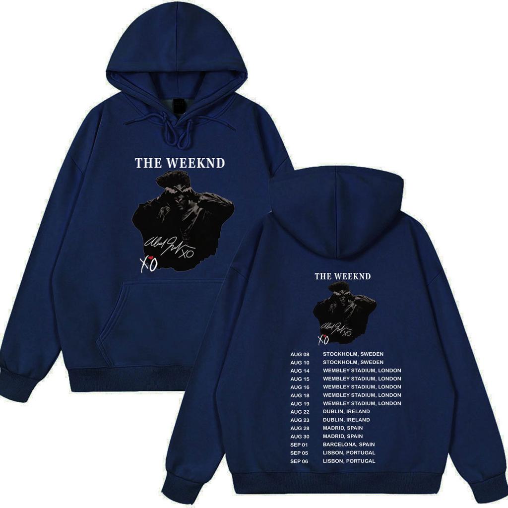 The Weeknd XO After Hours Til Dawn Print Hoodie Men Women Fashion Pullover Long Sleeves Casual Vintage Sweatshirts Streetwear