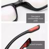 FG Ultralight TR90 Reading Glasses Blue Light Blocking Presbyopia Eyeglasses Men Hyperopia Optical Eyewear +100-+400