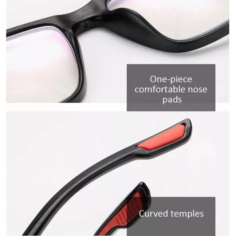 FG Ultralight TR90 Reading Glasses Blue Light Blocking Presbyopia Eyeglasses Men Hyperopia Optical Eyewear +100-+400