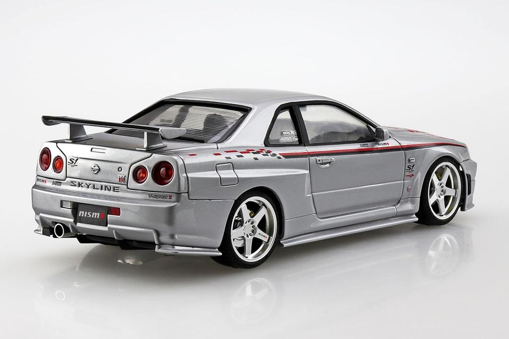 Aoshima Bunka Kyozai The Model Car Series SP05 Nissan BNR34 Skyline NISMO 2004 Plastic Model (AOSHIMA) 1/24 GT-R S-TUNE